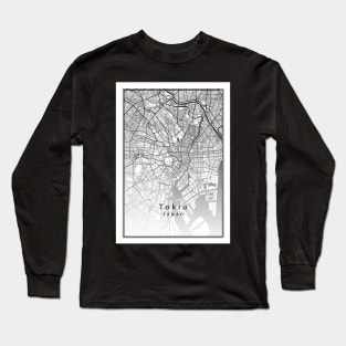 Tokyo City Poster Long Sleeve T-Shirt